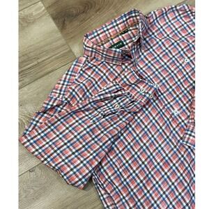 ORVIS Mens XL Plaid Button Down Shirt Long Sleeve Casual